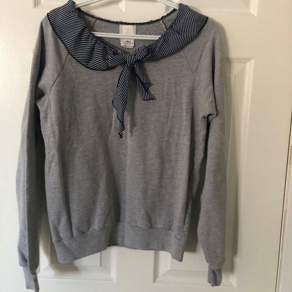 Authentic Anna Sui  light grey sweater S